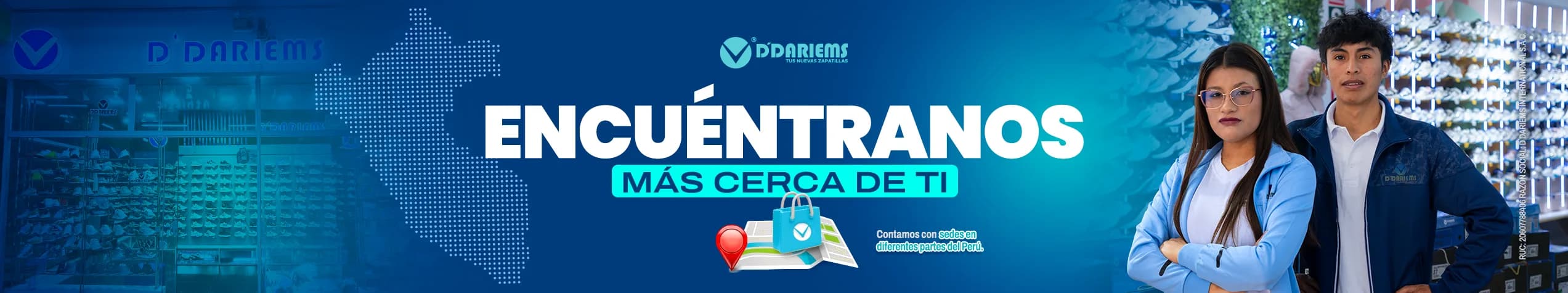 Encuentra tu sede D'Dariems más cerca de ti