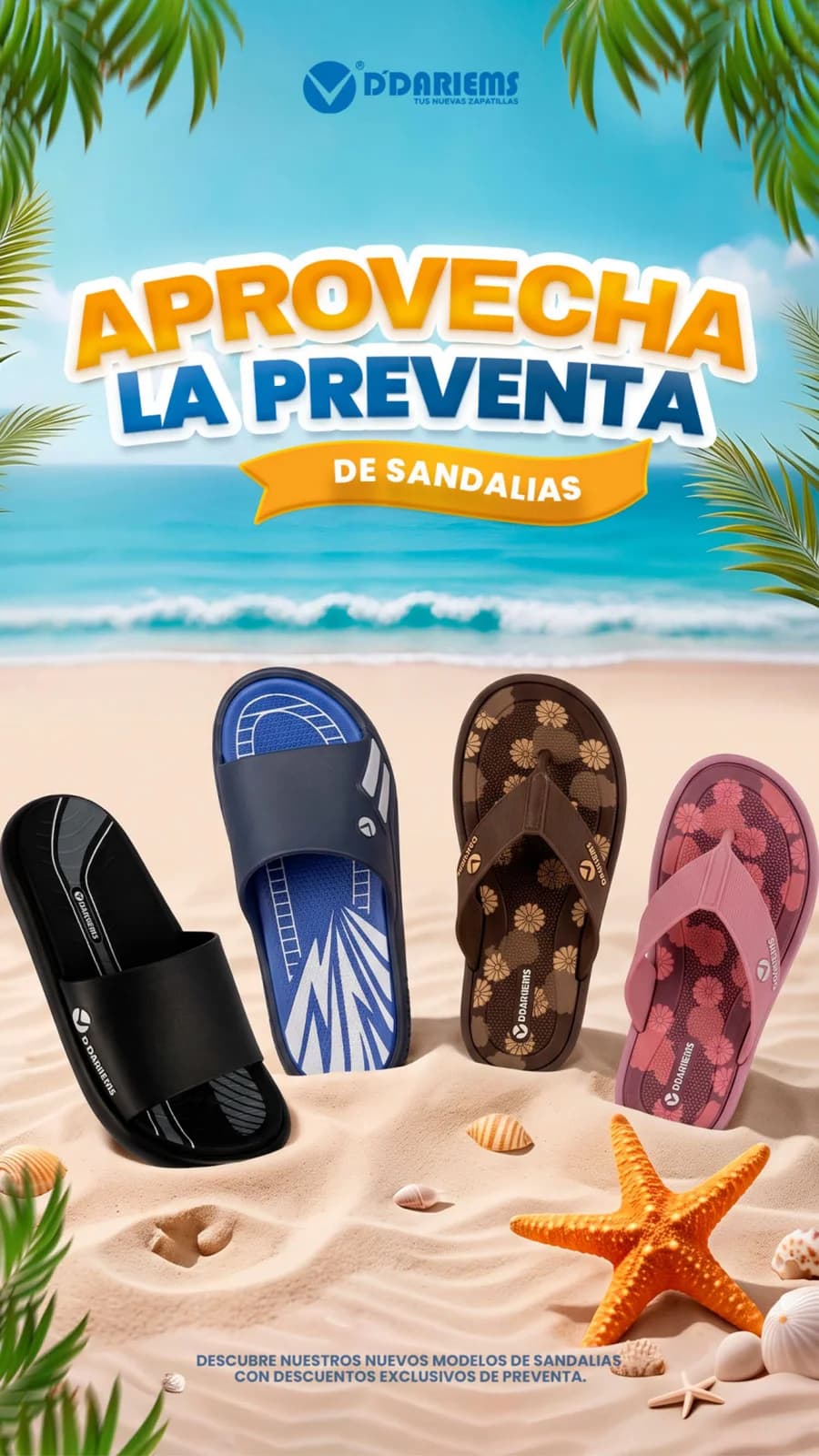 Portada del catálogo Sandalias
